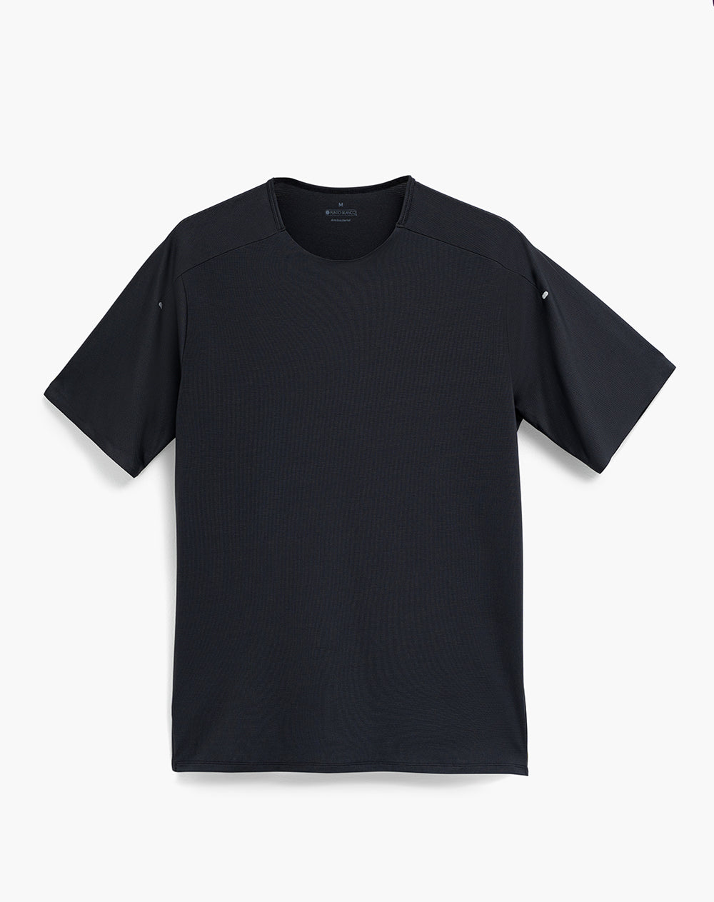 Camiseta deportiva control humedad negra hombre