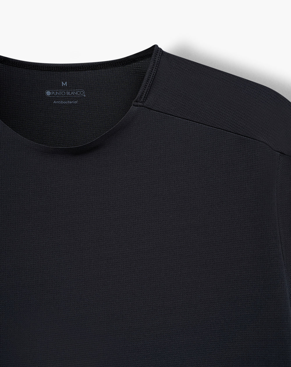 Camiseta deportiva control humedad negra hombre