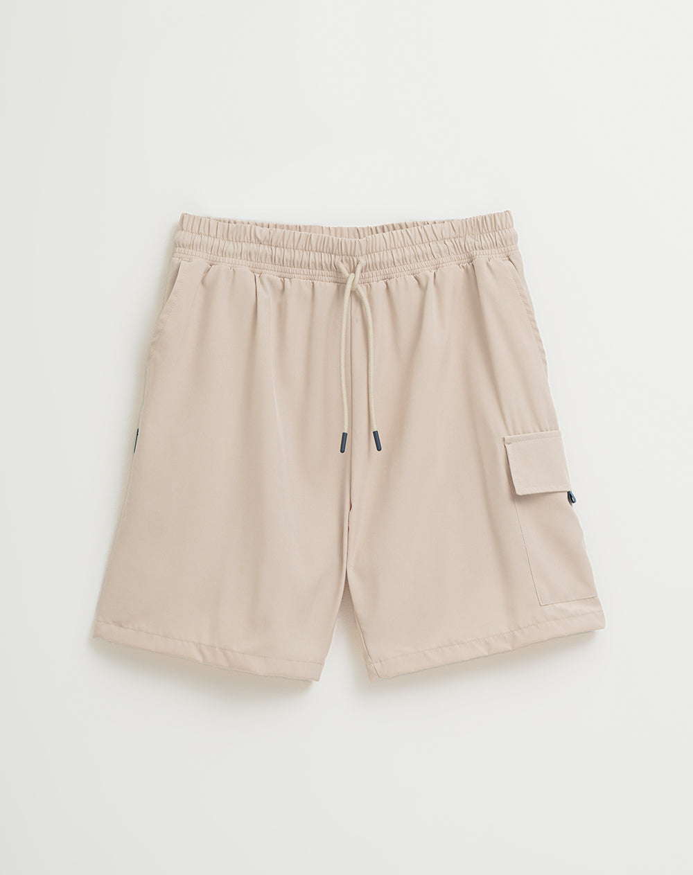Bermuda semi ajustada caqui para hombre