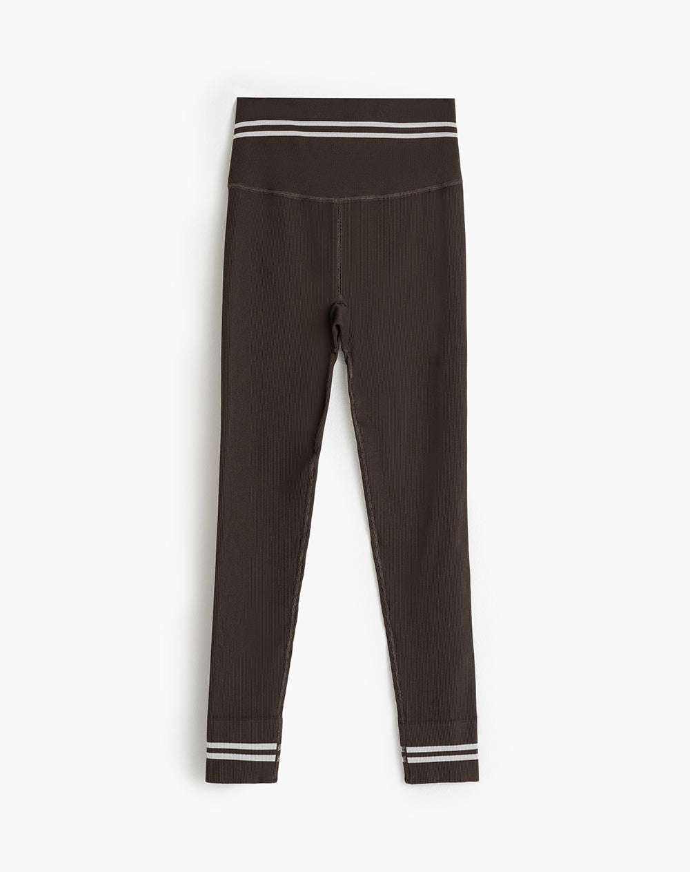 Legging deportivo seamless control abdomen café mujer