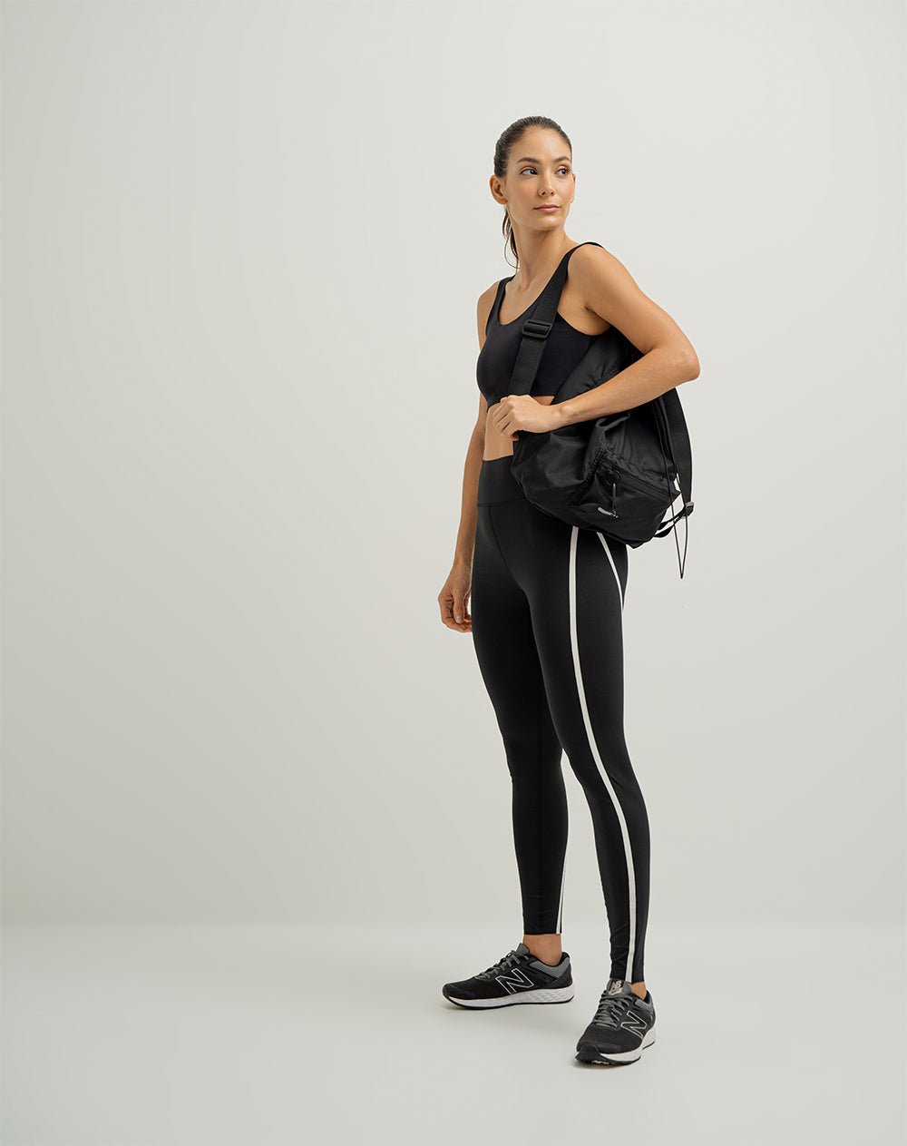 Legging con control de abdomen negro