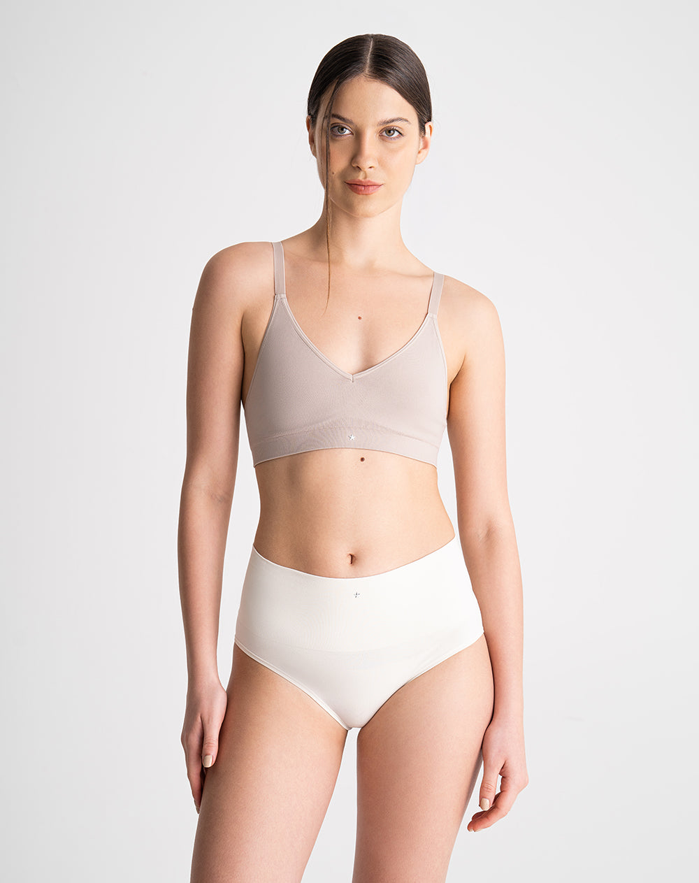 Panty clasico seamless tiro alto x2unds surtido