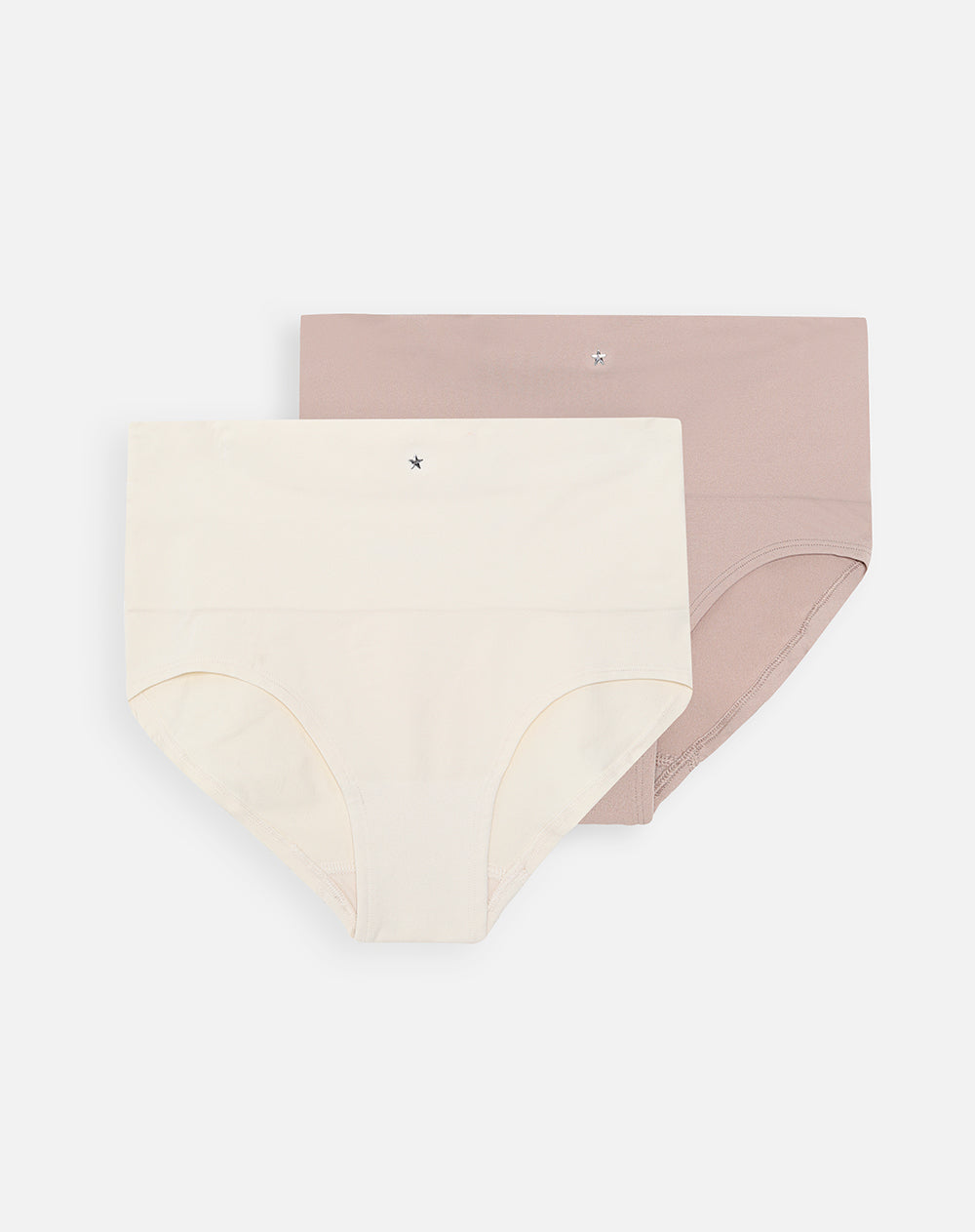 Panty clasico seamless tiro alto x2unds surtido