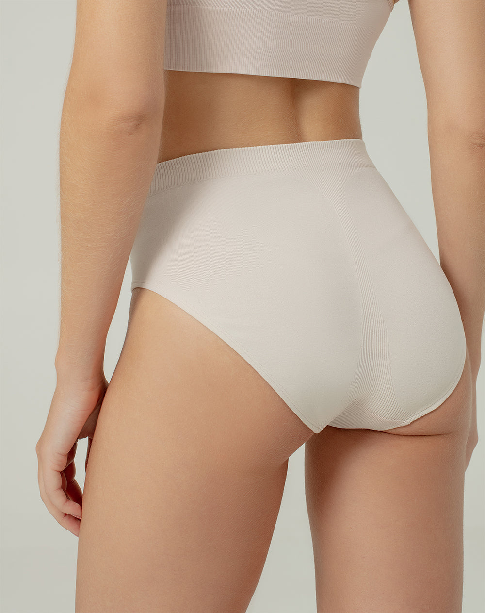 Panty cachetero clásico seamless sin costuras palo de rosa