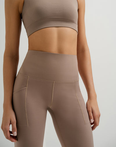 Biker deportivo control abdomen cáfe para mujer
