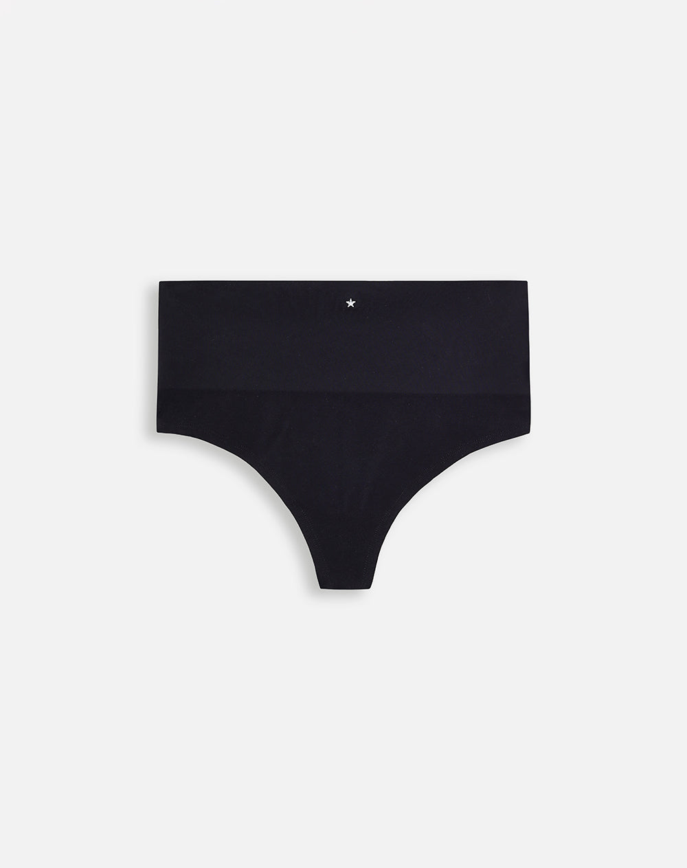 Panty brasilero seamless tiro alto negro