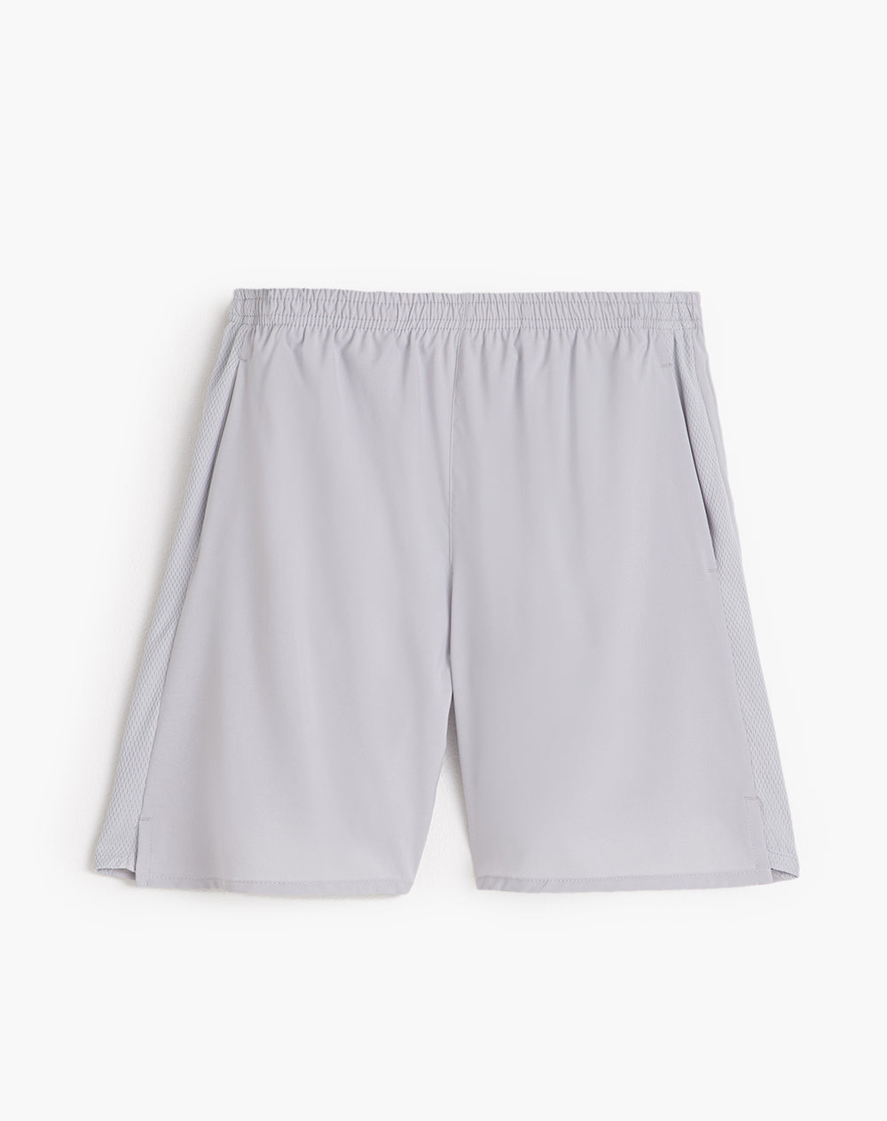 Pantaloneta deportiva secado rápido gris hombre