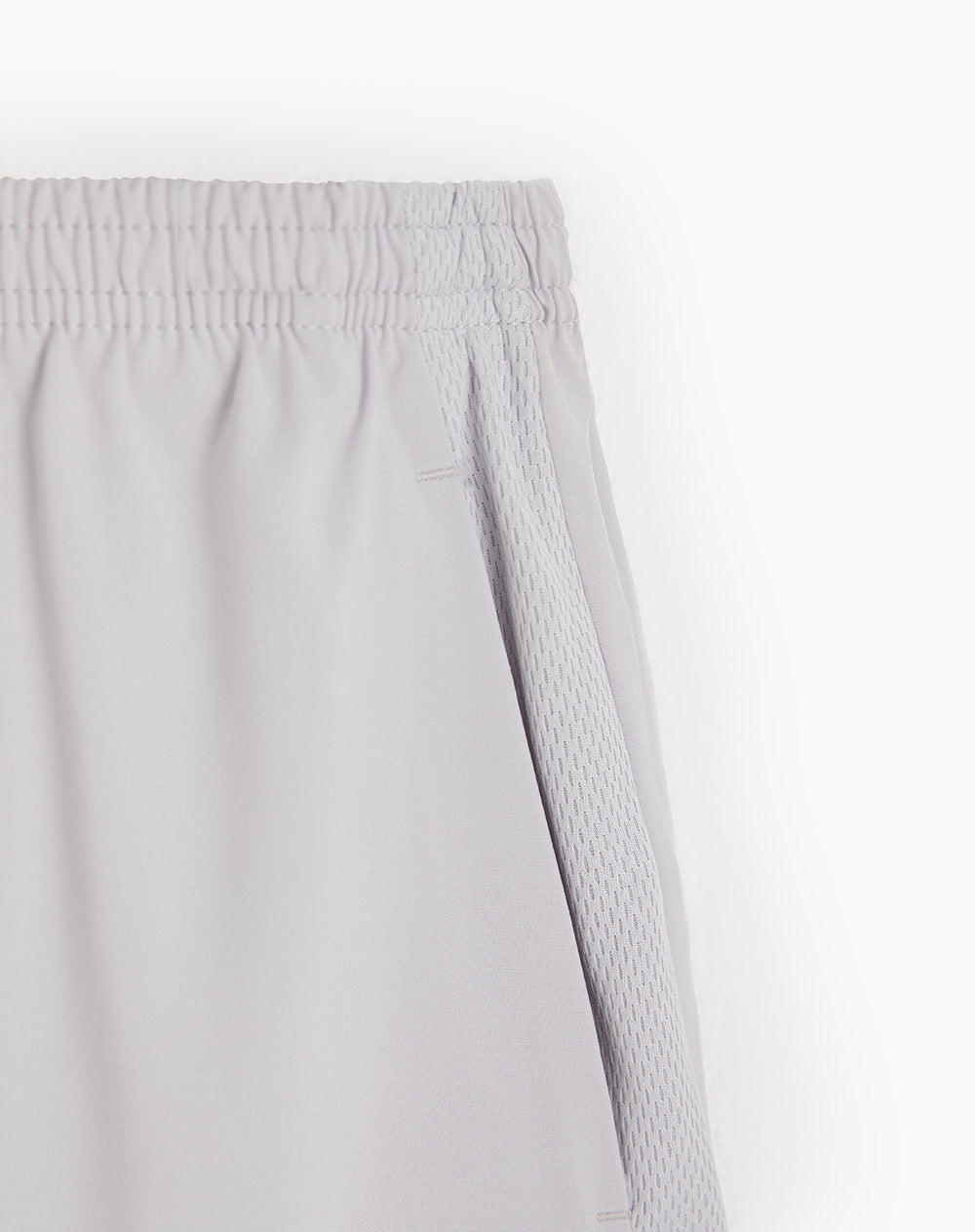 Pantaloneta deportiva secado rápido gris hombre
