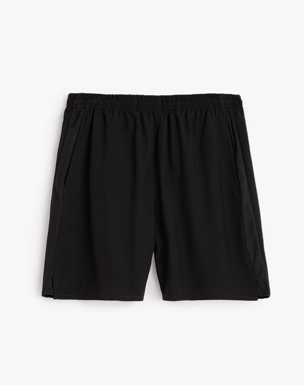 Pantaloneta deportiva secado rápido negra hombre