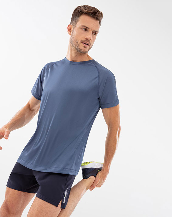 Fitness Hombres Camiseta deportiva en contraste con puntada, Mode de Mujer